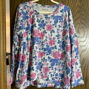 Loft floral shirt